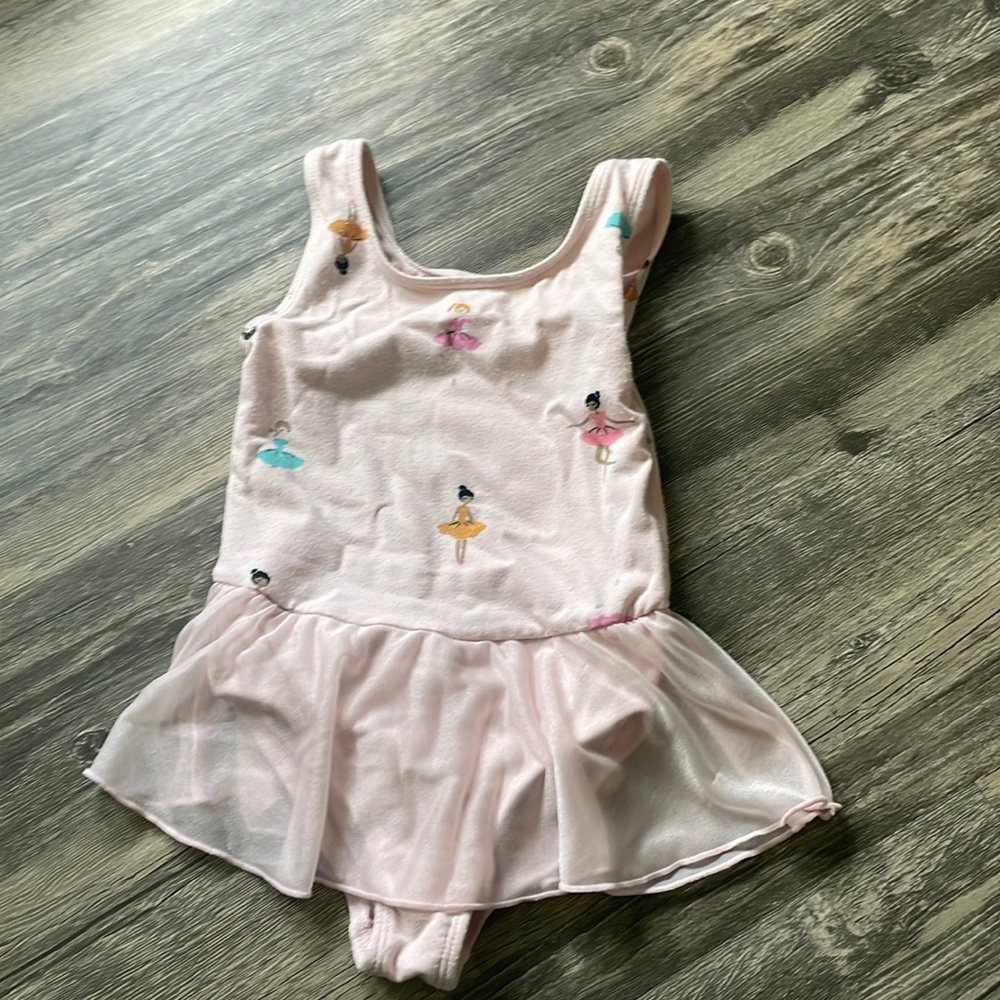 Toddler dance skirt leotard